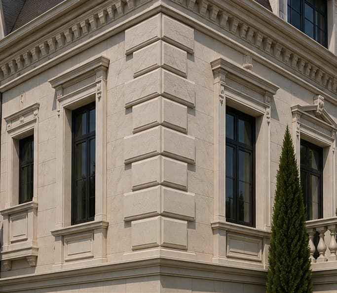 Lock and corner stones